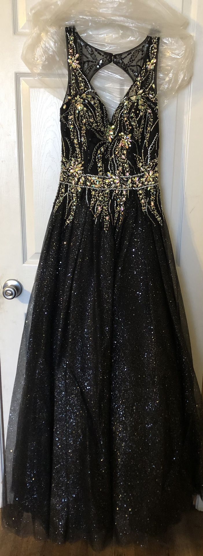 Long Black Formal Prom Dress