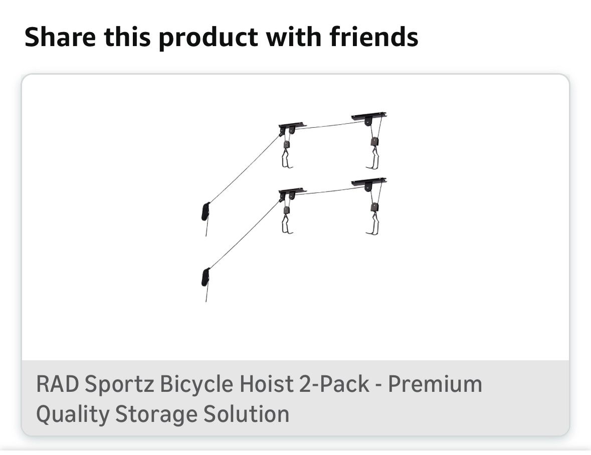 Rad Cycle Bike Hoist