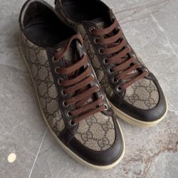 Tessuto Gucci Supreme Low Top Sneakers 36,5 Size 