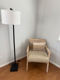 Floor Lamp and Accent Chair