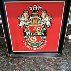 Becks Beer Sign