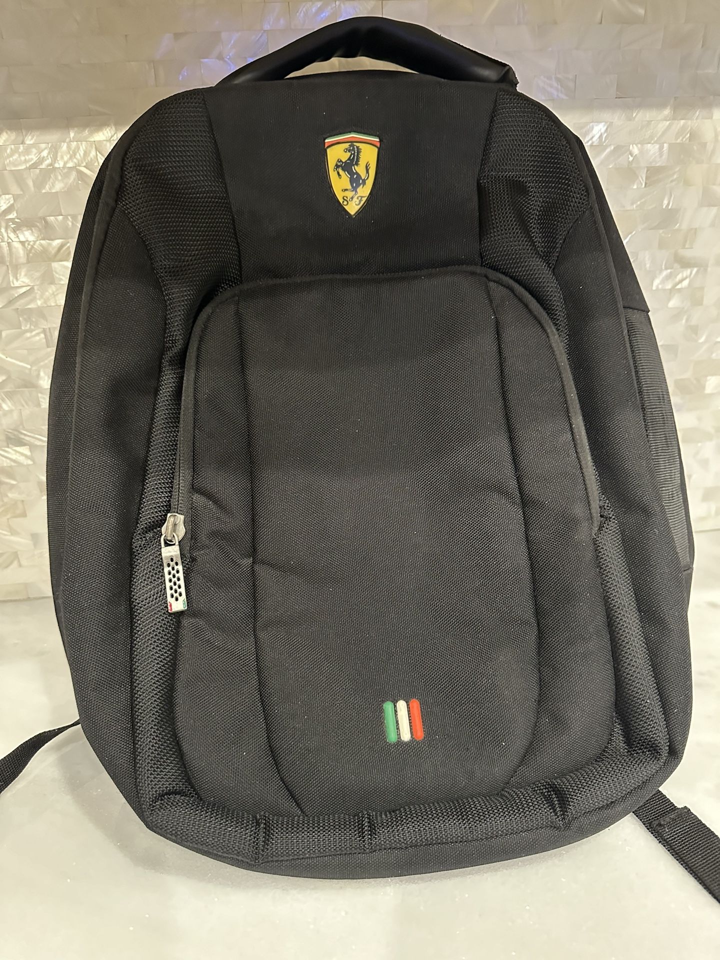 Scuderia Ferrari Black Backpack