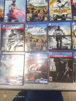 PS4 Game Lot – 8+ Titles