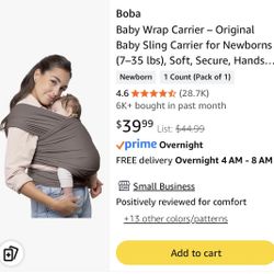 Boba Baby Wrap Used