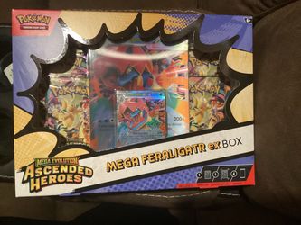 Mega evolution ascended heroes mega feraligatr ex box