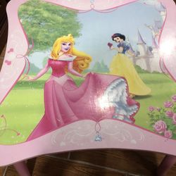 Disney Princess Kids Table and chair
