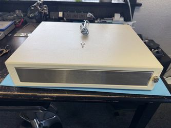POS Cash Drawer with Key and Cable