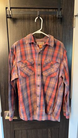 Duluth Trading Co. Men's Plaid Flannel Shirt Size L 0316