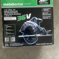 Metabo  HPT 36V Cordless Circular Saw