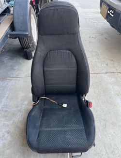 Mazda Mx-5 Miata 1(contact info removed) Black Fabric Car Seat with Wiring Harness
