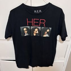 H.E.R. Concert Shirt Size Womens Large 