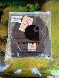 Brown Carhartt beanie