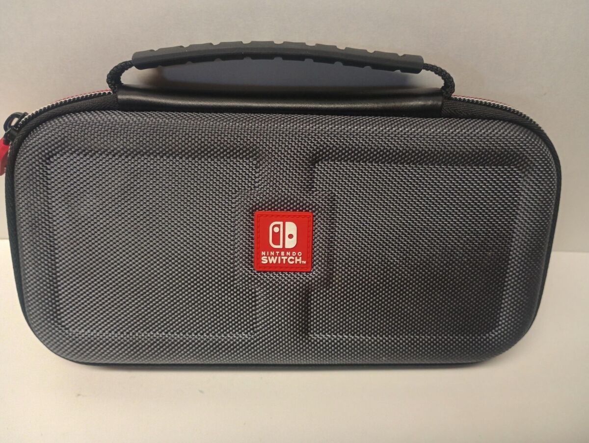 Nintendo Switch Game Traveler Travel Stand Carrying Case Black +Fits OLED & Lite
