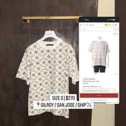 $270 | Size S | Louis Vuitton Monogram Tee