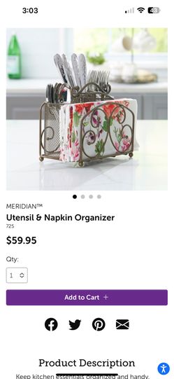 Princess House Organizer 