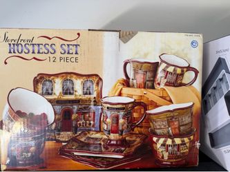 Royal International French Bistro 12-Piece Dinnerware Set New in Box