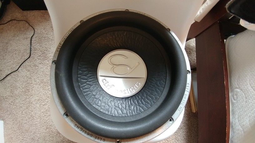 Clif Design 12" Subwoofer (Rare, Old School, Made In USA)