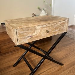 Wood End Table 