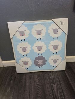 Be Ewe framed wall art