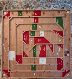 Carrom Maze Board Game for Kids/Adults Vintage game