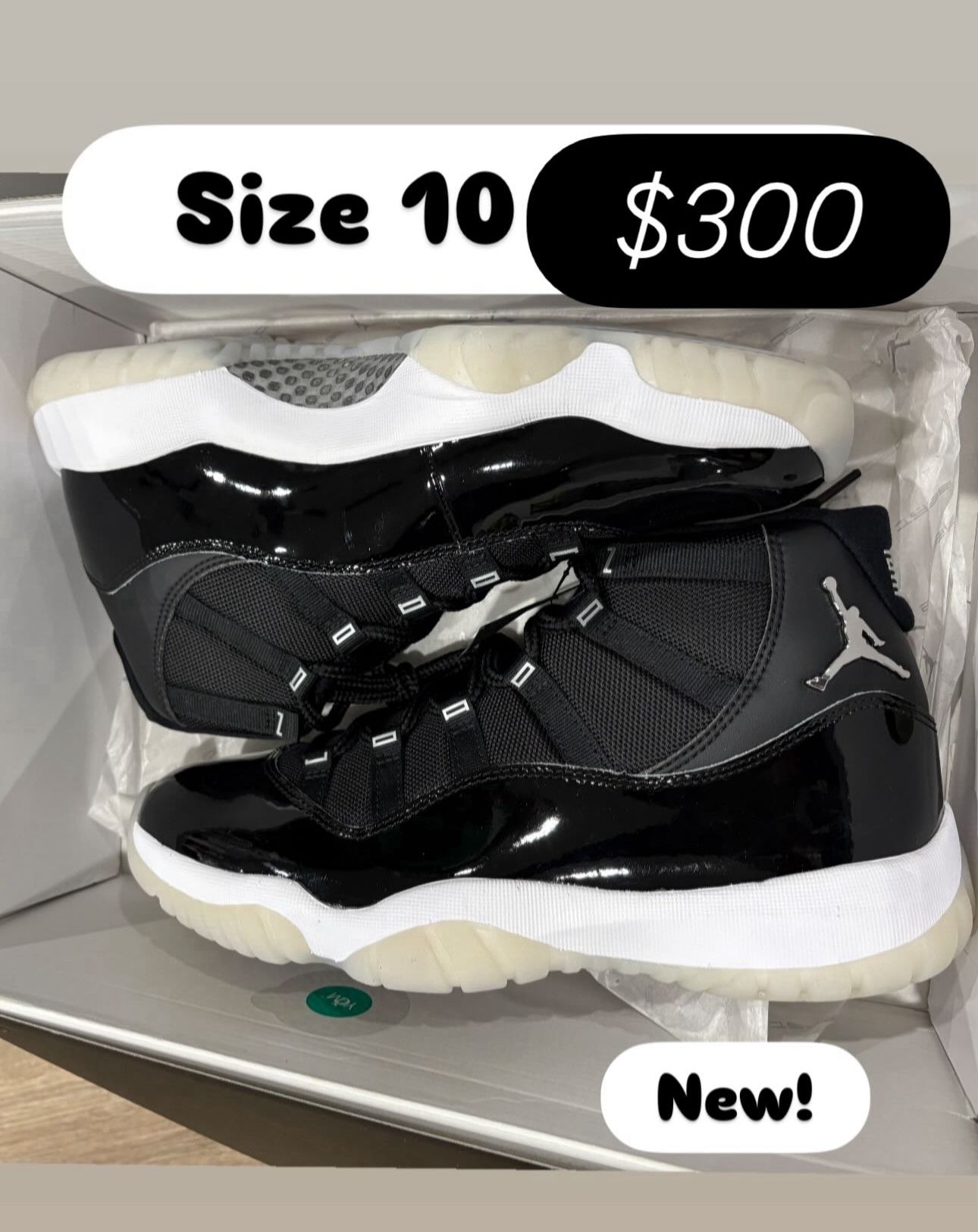 Jordan Retro 11s Jubilee Size 10 Brand New