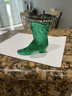 Fenton Green Daisy & Button Boot