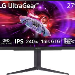 LG 27-inch UltraGear  gaming monitor
