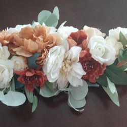 New Wedding Backrop Swag Terra Cotta