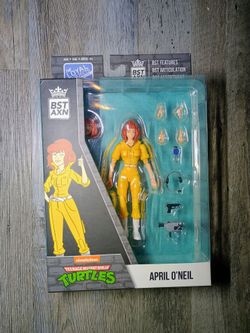 The Loyal Subjects action figure is of April O'Neil