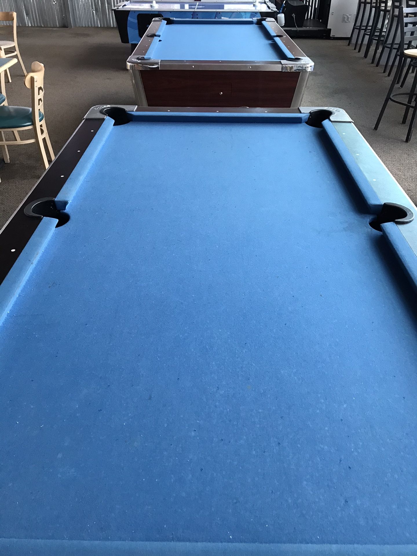 Pool table and air hockey table