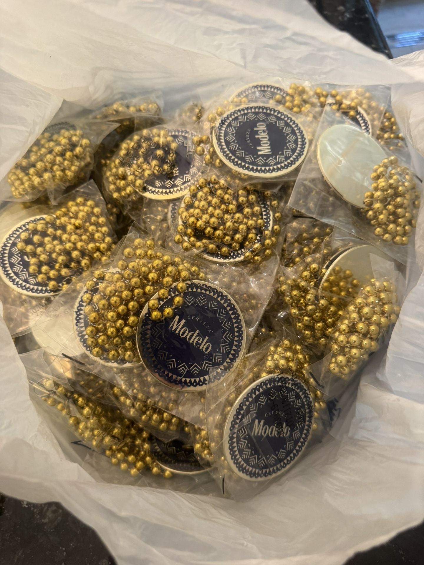 Modelo Beer Beaded Chain/necklace 70 Pieces