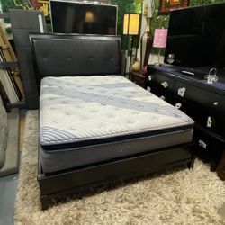 Queen Bed Frame And Mattress 