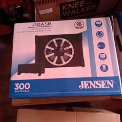 Jensen 10" Sub woofer with built in Amplifier Brand new in the box