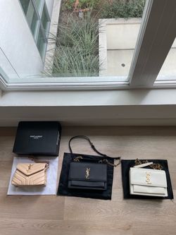 Authentic Lot 3 bags Yves Saint Laurent