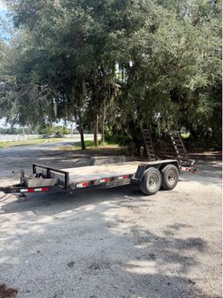 16FT Heavy Duty 8 Lug Trailer