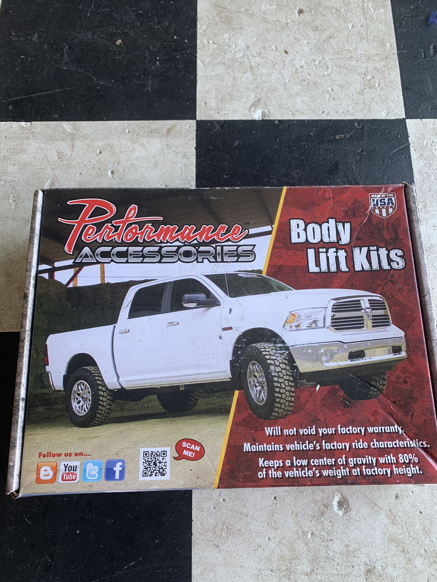 Dodge Ram 1500 3 inch Body Lift Kit