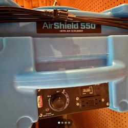 BLUEDRI AIRSHIELD 550, 3 STAGE HEPA AIR PURIFIER 