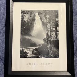 Ansel Adams Authorized Edition Nevada Fall Yosemite National Park California 1946 Framed