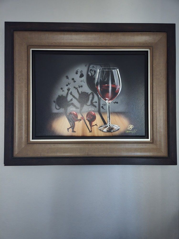 Michael Godard Giclee in color with hand-embellishment on canvas. Hand-signed in ink by the artist.
2016
"True love in the shadows"
18 3/4 x 25
435/