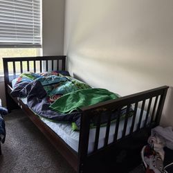 Twin Truffle Bed Without Mattresses 