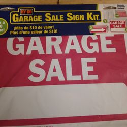 Garage Sale Sign Kit