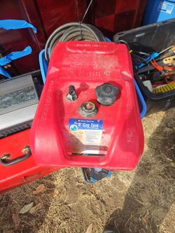 6 gal west marine gas tank with fuel gauge