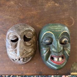 Primitive Asian ( Sri Lankan) Ritualistic Antique Masks 