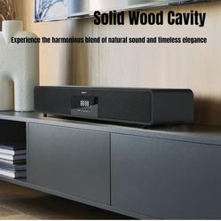 ODIOMX  Sound Bar for TV All-in-One 2.1ch 3D Surround Sound Home Theater Audio System with Subwoofer Bluetooth Wireless TV Sp