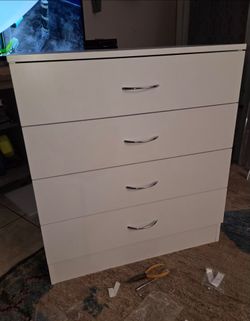 NEW White Small Dresser or Nightstand