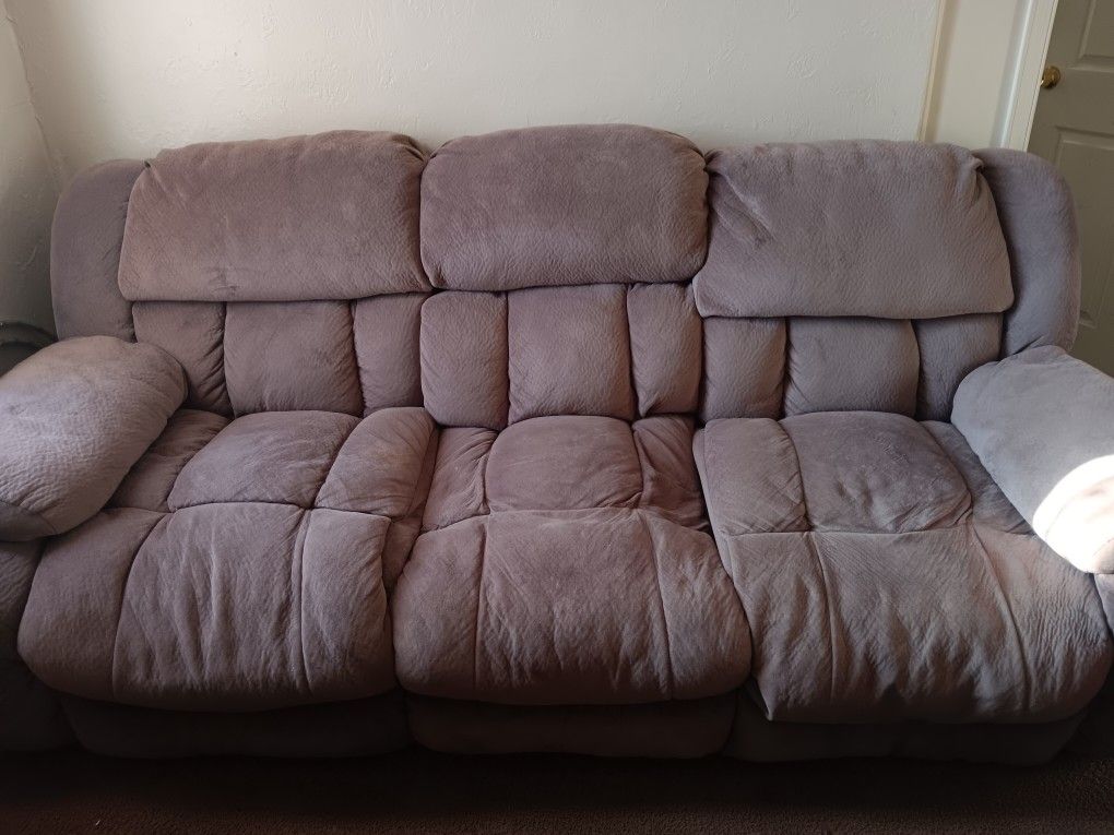 couch and recliner