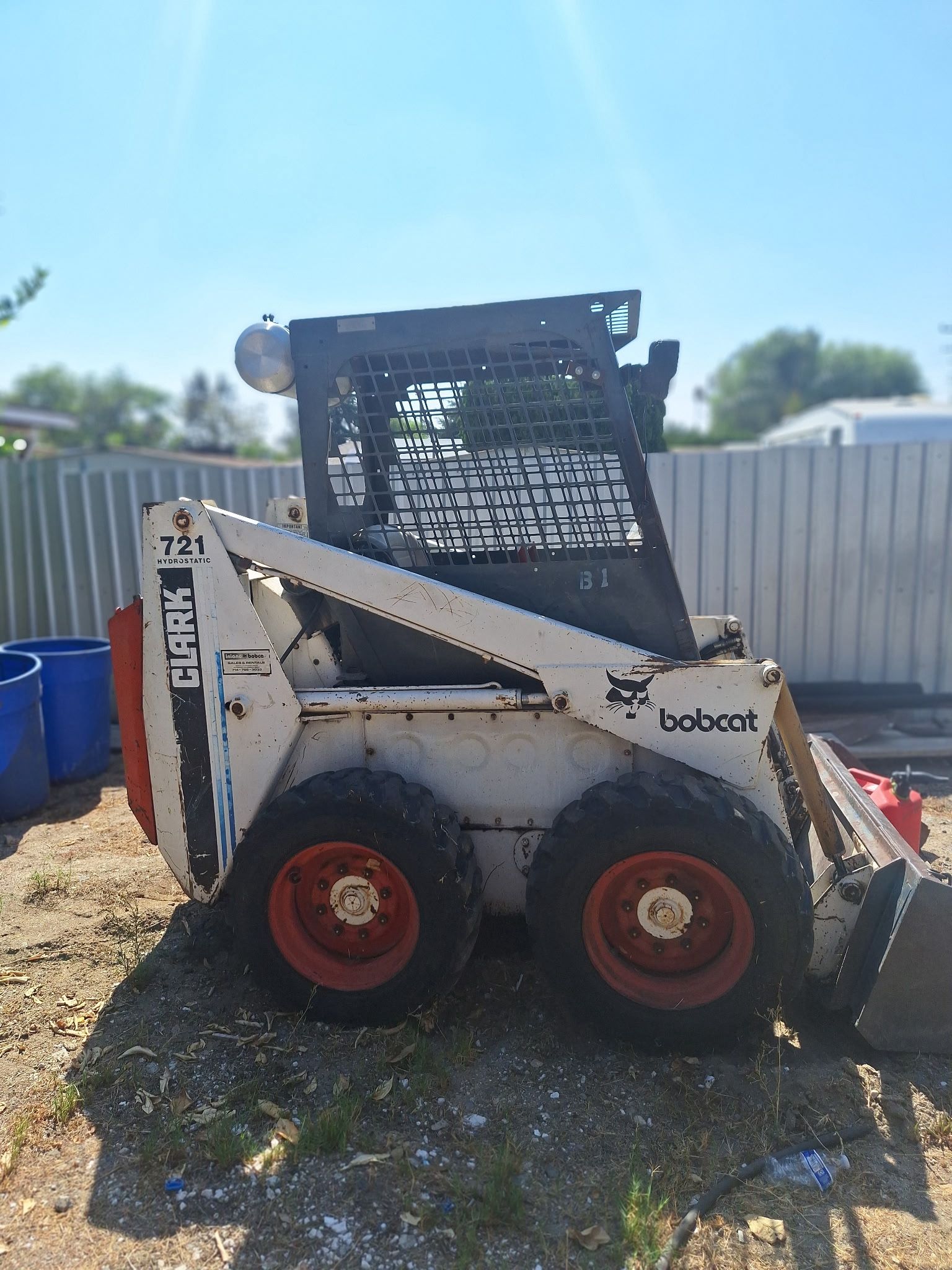 Bobcat Clark 721 Diesel Runs Good 