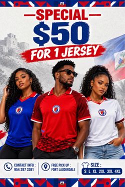 Haiti Jersey! Free shipping