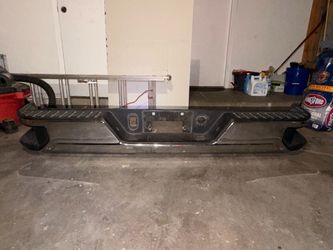 Chrome Chevy Silverado bumper