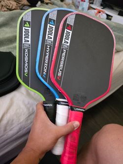Joola Pro V Perseus, Kosmos, and Hyperion 14mm pickleball paddle
